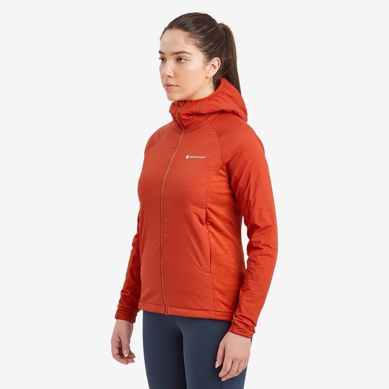 Montane Fireball Lite Con Cappuccio Giacche Isolanti Donna Arancioni Rosse | SBU349QI