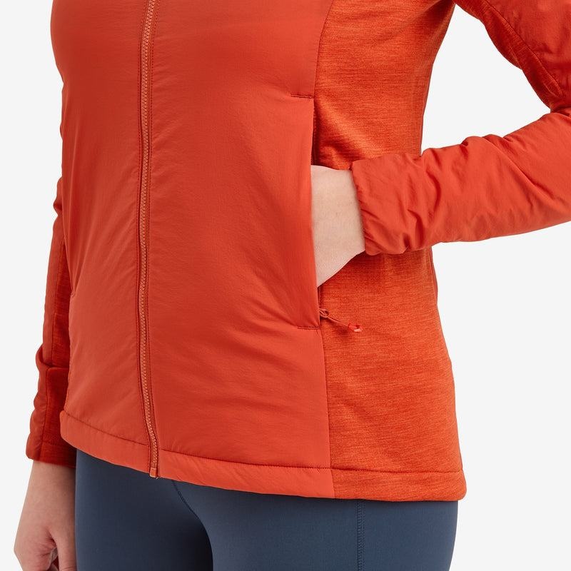 Montane Fireball Lite Con Cappuccio Giacche Isolanti Donna Arancioni Rosse | SBU349QI