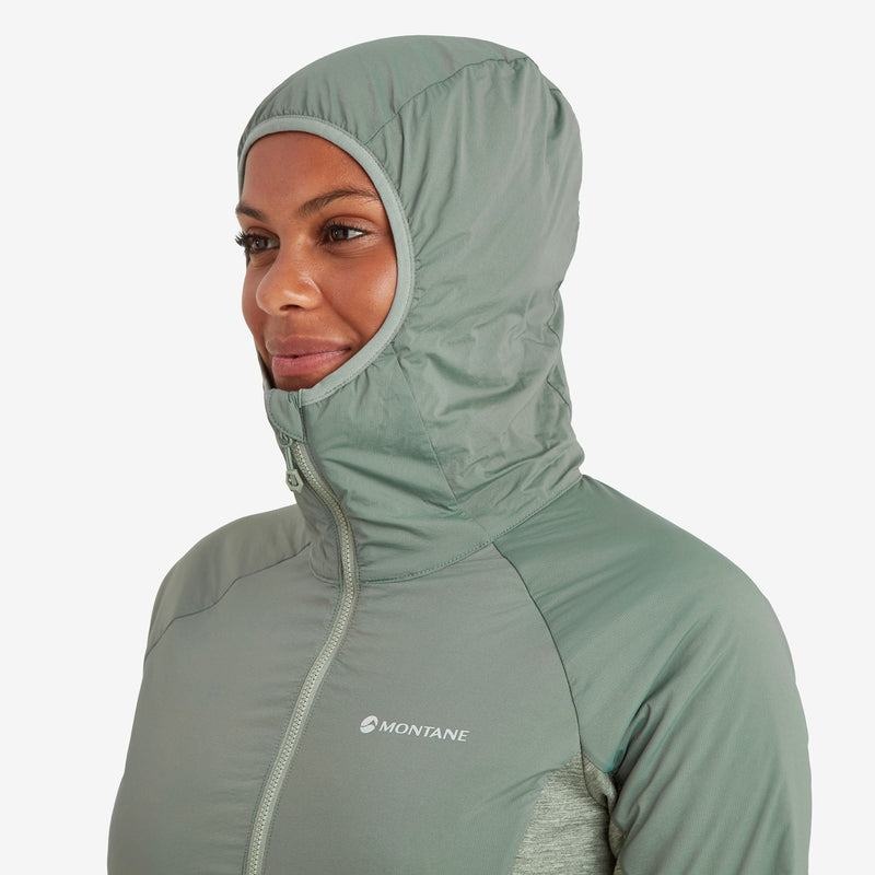 Montane Fireball Lite Con Cappuccio Giacche Isolanti Donna Grigie Verdi | DTB5792GX