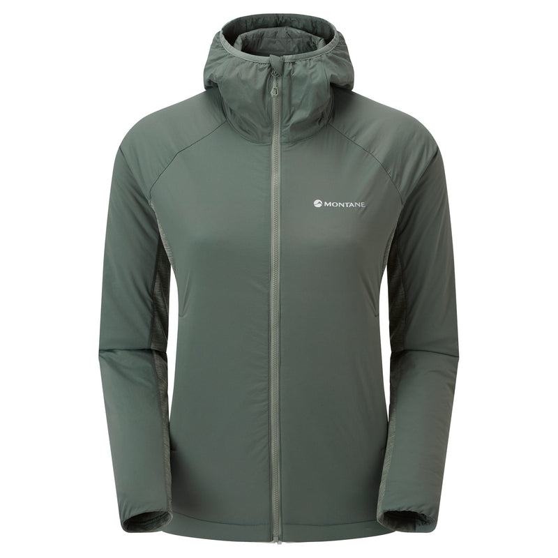 Montane Fireball Lite Con Cappuccio Giacche Isolanti Donna Grigie Verdi | DTB5792GX