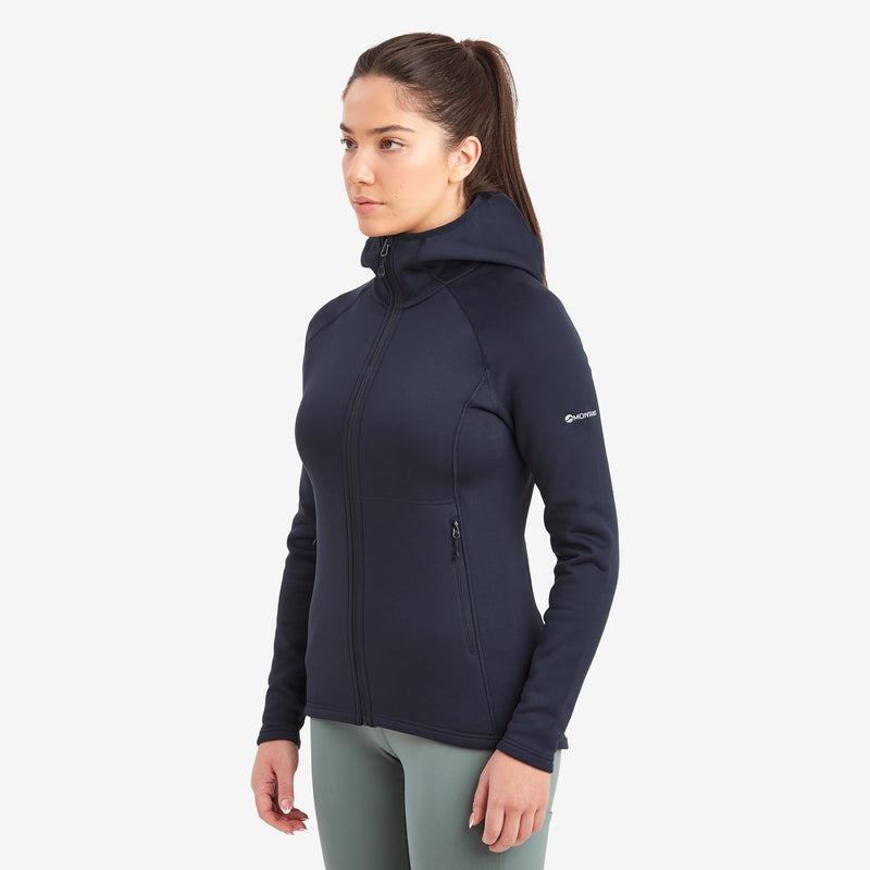 Montane Fury Con Cappuccio Giacche In Pile Donna Blu Scuro | YCM5097IO