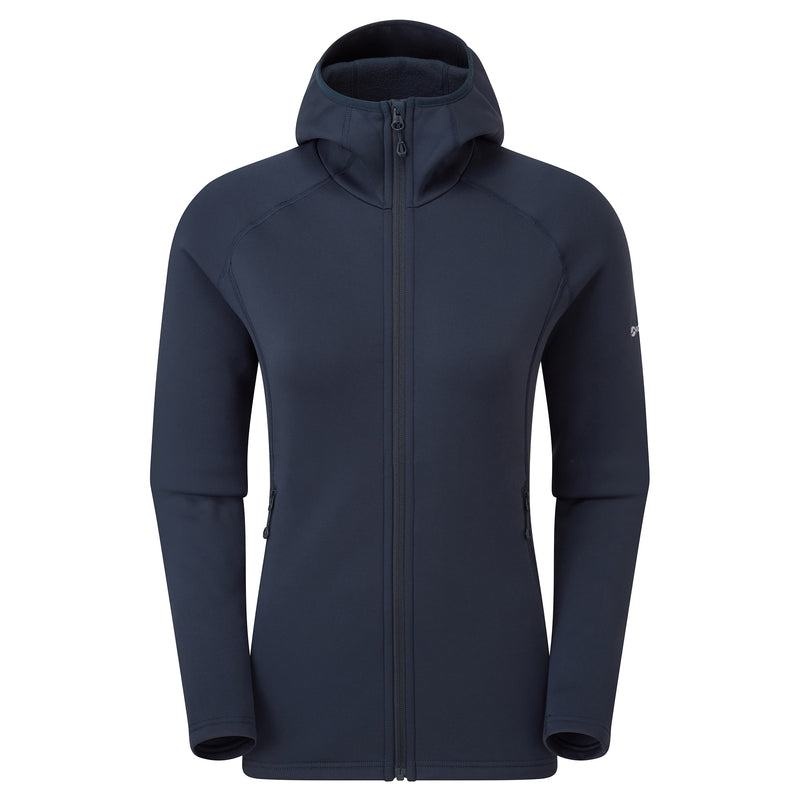 Montane Fury Con Cappuccio Giacche In Pile Donna Blu Scuro | YCM5097IO