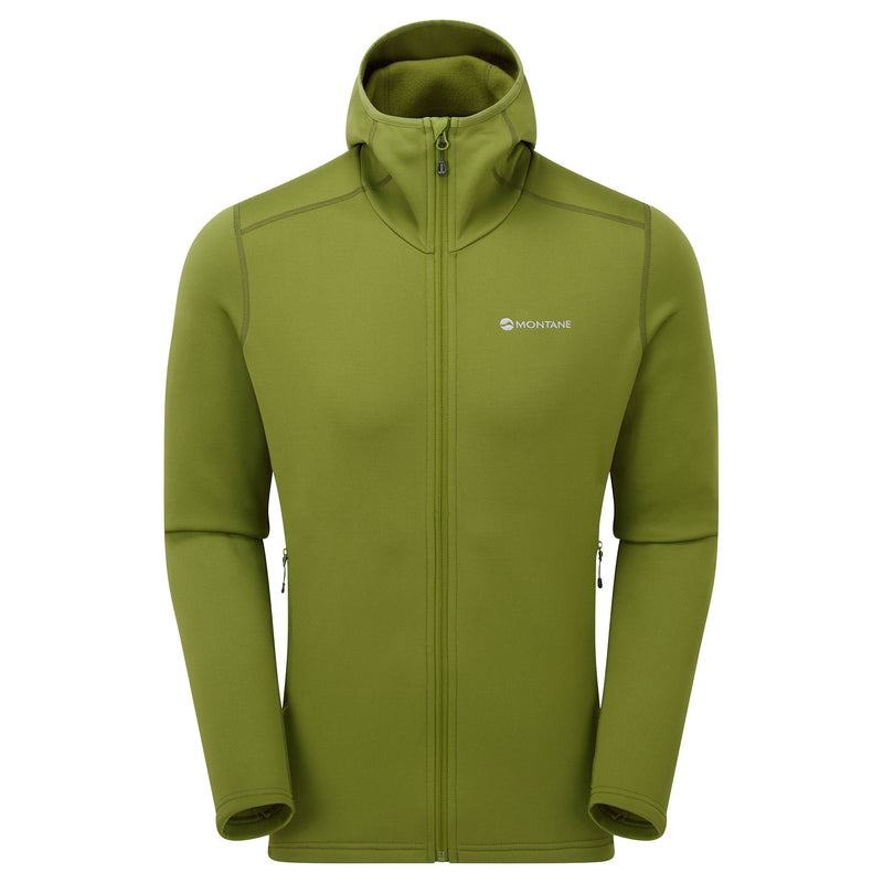 Montane Fury Con Cappuccio Giacche In Pile Uomo Verdi | YHB4369RW