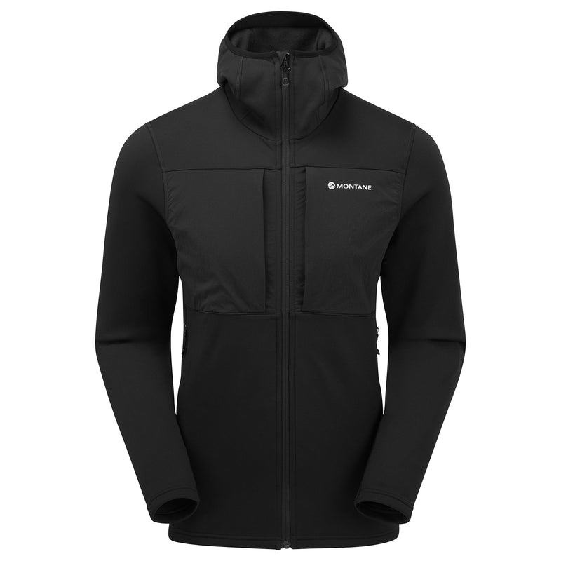 Montane Fury XT Con Cappuccio Giacche In Pile Uomo Nere | CFV9381VX