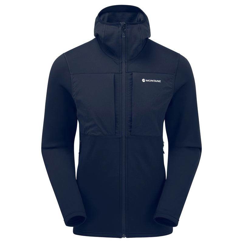 Montane Fury XT Con Cappuccio Giacche In Pile Uomo Blu Scuro | LWQ8783QY