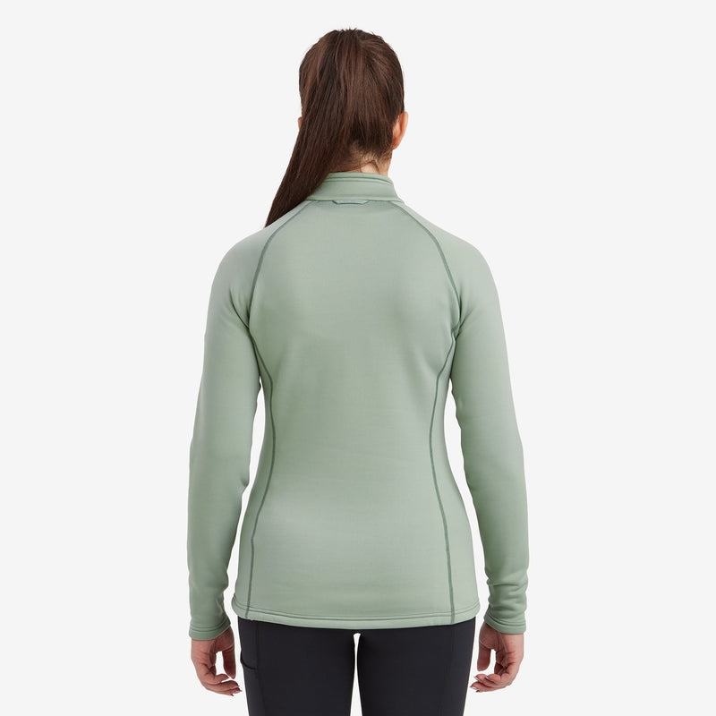 Montane Fury Zip Pull-On Pile Donna Grigie Verdi | DWT714YU