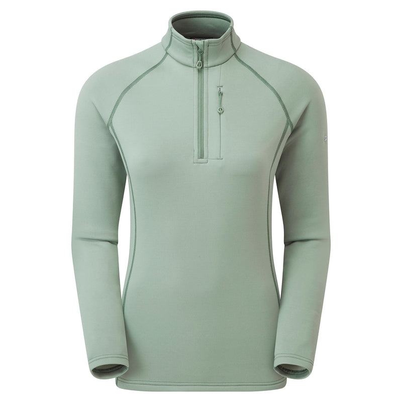 Montane Fury Zip Pull-On Pile Donna Grigie Verdi | DWT714YU