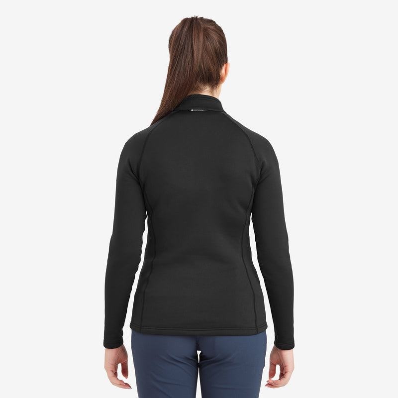 Montane Fury Zip Pull-On Pile Donna Nere | XUA1893VW