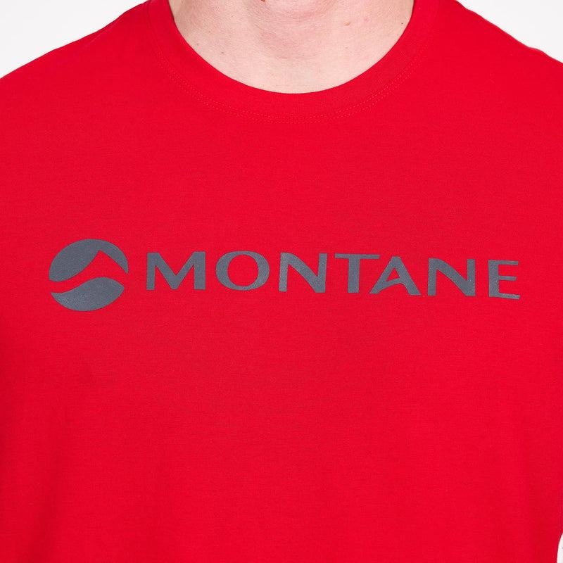 Montane Leggere Mono Magliette Uomo Rosse | KUE2895XT