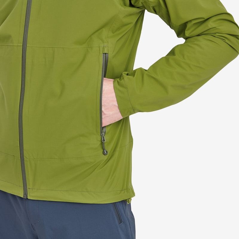 Montane Minimus Lite Giacca Impermeabile Uomo Verdi | NEL6990ST