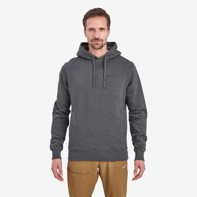 Montane Mono Logo Felpa Con Cappuccio Uomo Grigie Scuro | LQG2291GZ