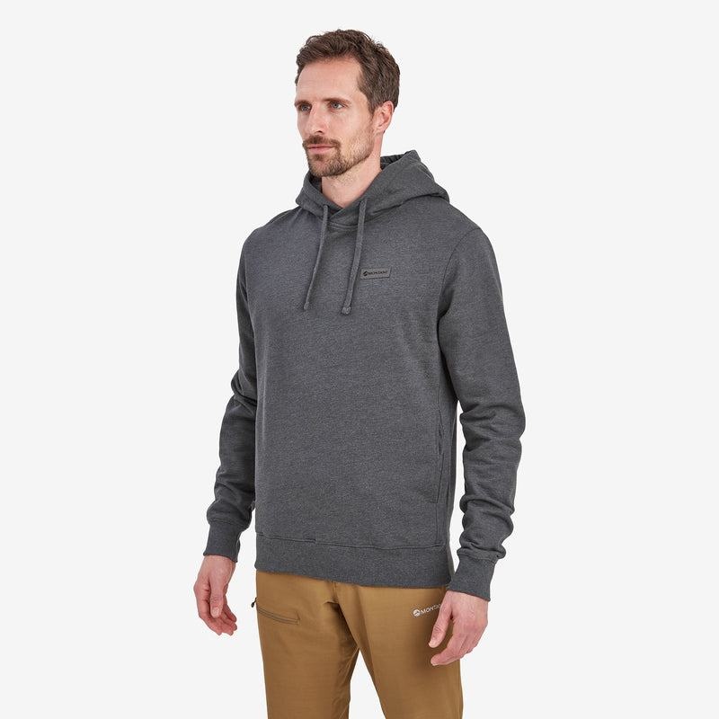 Montane Mono Logo Felpa Con Cappuccio Uomo Grigie Scuro | LQG2291GZ