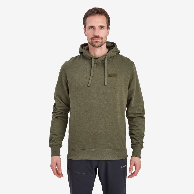 Montane Mono Logo Felpa Con Cappuccio Uomo Verdi Scuro | XRT2311AP