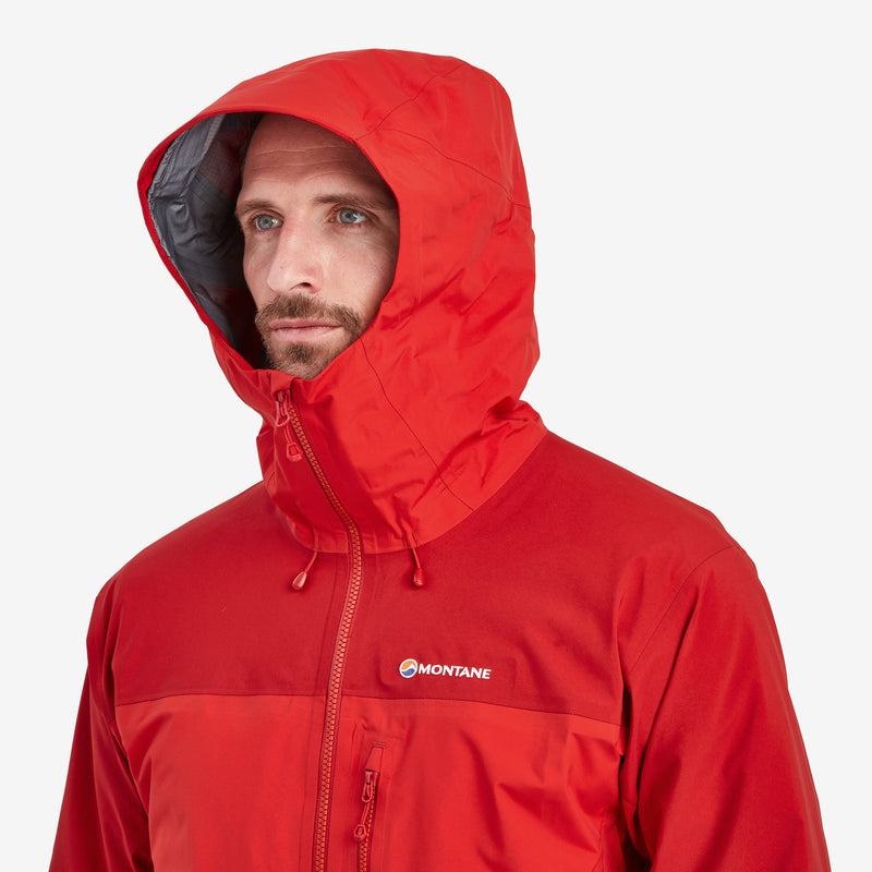 Montane Phase XPD Giacca Impermeabile Uomo Rosse | OMT1346OM