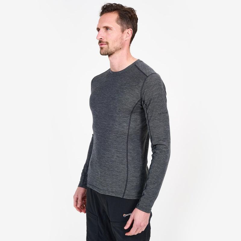 Montane Primino 140 Long Sleeve Magliette Uomo Nere | UHB8177RR