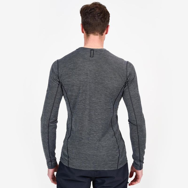 Montane Primino 140 Long Sleeve Magliette Uomo Nere | UHB8177RR