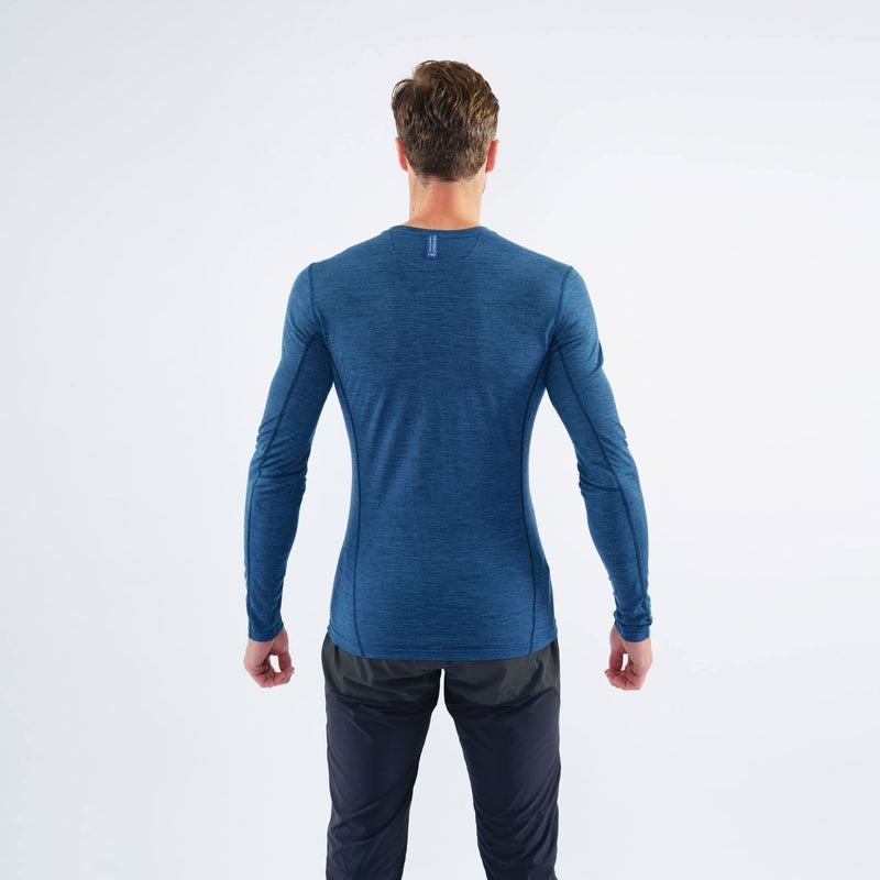 Montane Primino 140 Long Sleeve Magliette Uomo Blu Marino Blu | EKO51HM