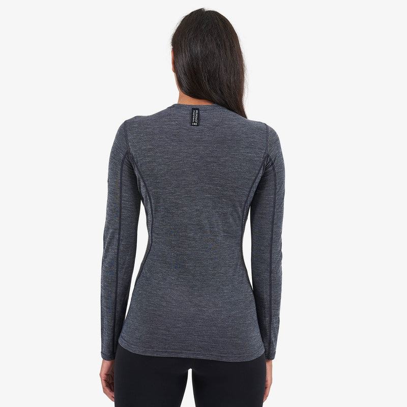 Montane Primino 140 Long Sleeve Magliette Donna Nere | ZQW3571WH