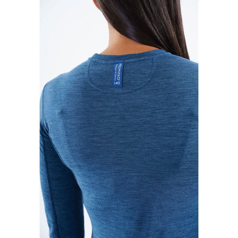 Montane Primino 140 Long Sleeve Magliette Donna Blu Marino Blu | URS7996LS