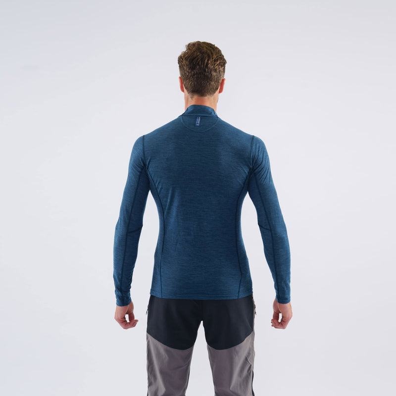 Montane Primino 140 Zip Neck Maglia Termica Uomo Blu Marino Blu | TGT6971LT