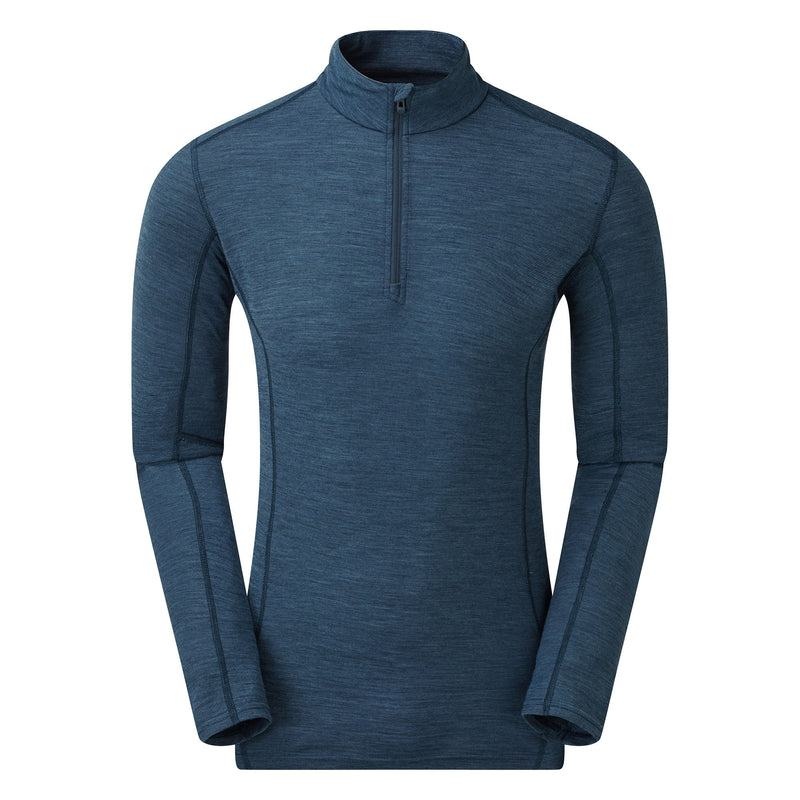 Montane Primino 140 Zip Neck Maglia Termica Uomo Blu Marino Blu | TGT6971LT