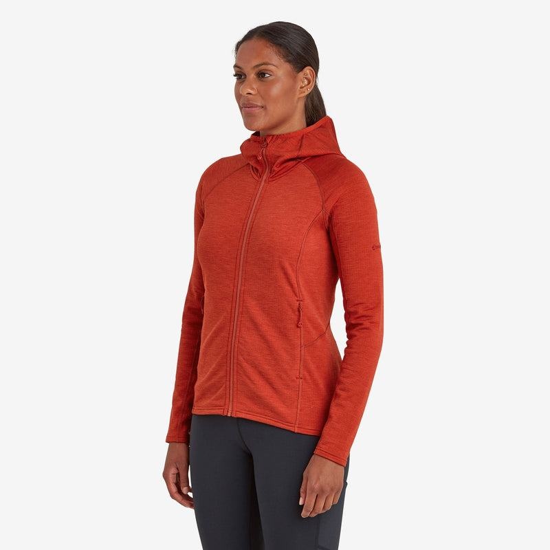 Montane Protium Con Cappuccio Giacche In Pile Donna Arancioni Rosse | SNA7560QQ