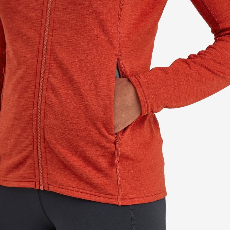 Montane Protium Con Cappuccio Giacche In Pile Donna Arancioni Rosse | SNA7560QQ