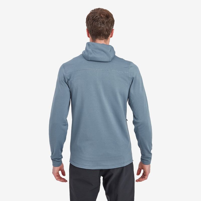 Montane Protium Con Cappuccio Giacche In Pile Uomo Grigie Blu | XDV4678SU