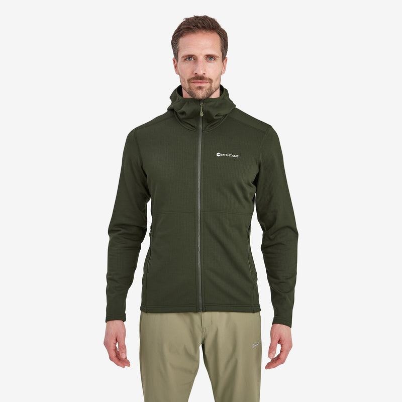 Montane Protium Con Cappuccio Giacche In Pile Uomo Verdi Scuro | VTD7417ZL