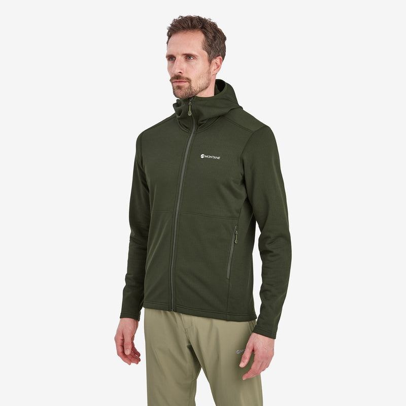 Montane Protium Con Cappuccio Giacche In Pile Uomo Verdi Scuro | VTD7417ZL