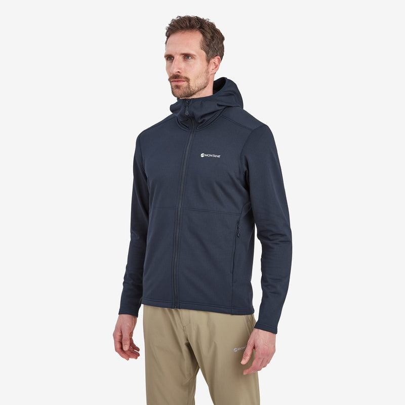 Montane Protium Con Cappuccio Giacche In Pile Uomo Blu Scuro | XXP2380SK