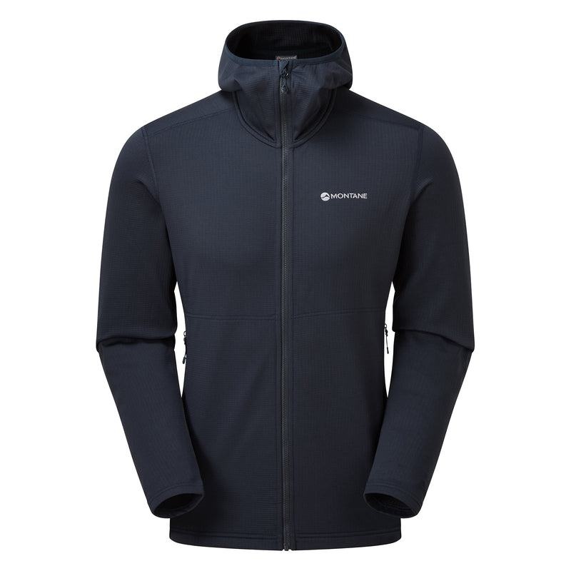 Montane Protium Con Cappuccio Giacche In Pile Uomo Blu Scuro | XXP2380SK