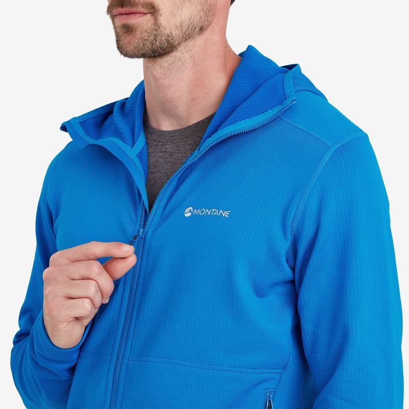 Montane Protium Con Cappuccio Giacche In Pile Uomo Blu | ASO899AQ