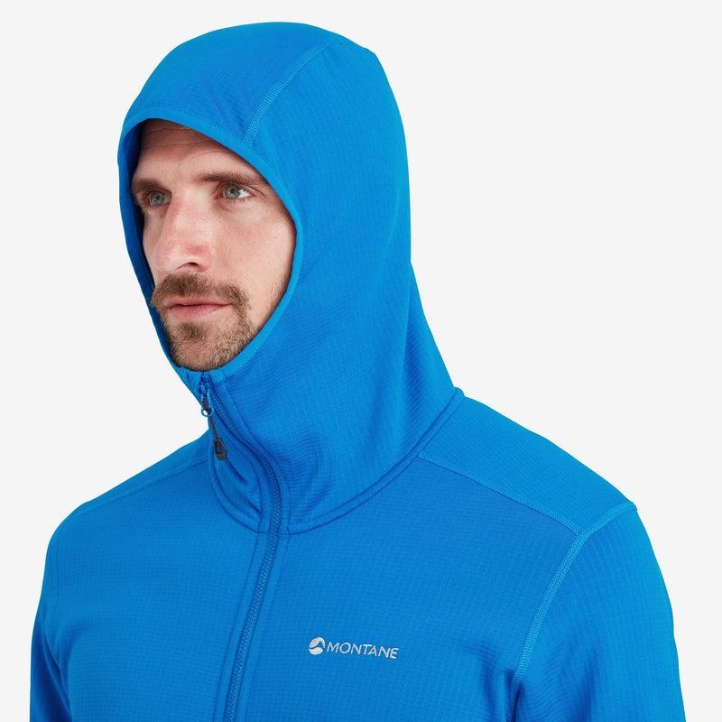 Montane Protium Con Cappuccio Giacche In Pile Uomo Blu | ASO899AQ