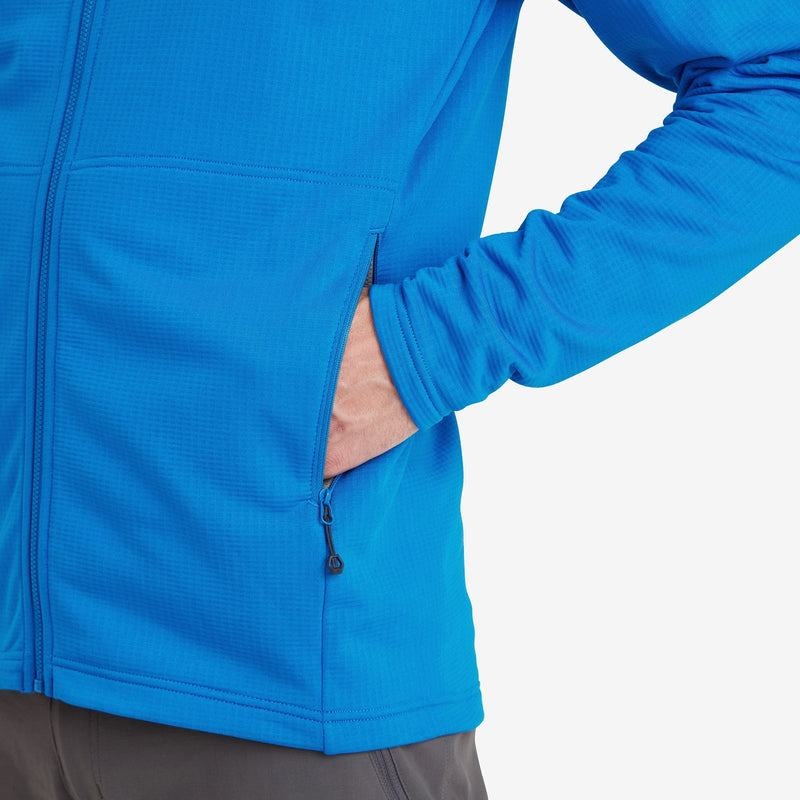 Montane Protium Con Cappuccio Giacche In Pile Uomo Blu | ASO899AQ