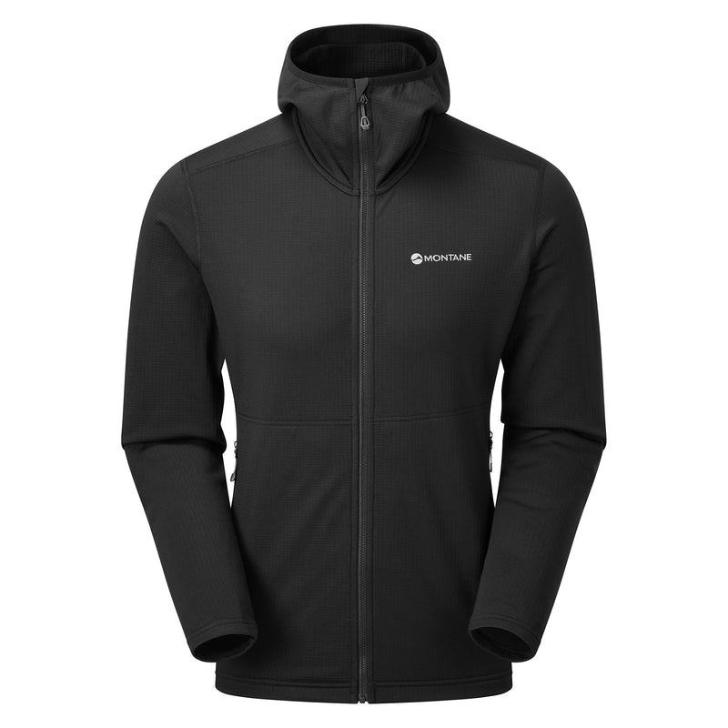 Montane Protium Con Cappuccio Giacche In Pile Uomo Nere | LUW6772VL