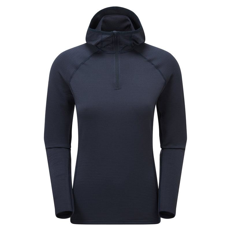 Montane Protium Lite Con Cappuccio Pull On Pile Donna Blu Scuro | OPS3853TQ