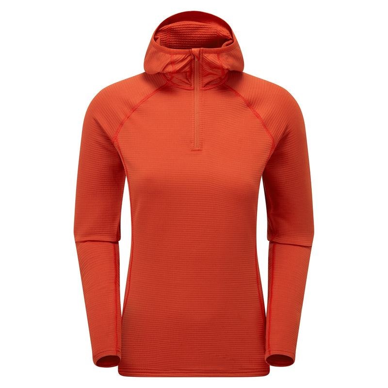 Montane Protium Lite Con Cappuccio Pull On Pile Donna Arancioni Rosse | EPK554XA