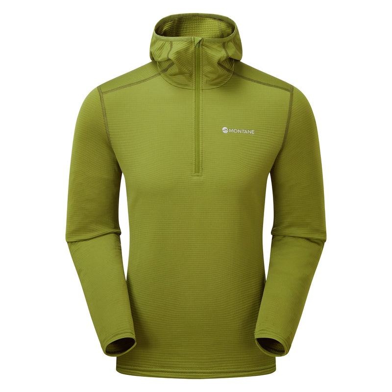 Montane Protium Lite Con Cappuccio Pull On Pile Uomo Verdi | ROP4024WY