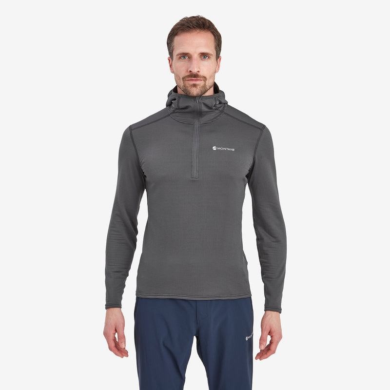 Montane Protium Lite Con Cappuccio Pull On Pile Uomo Grigie Scuro | JMP3574WL