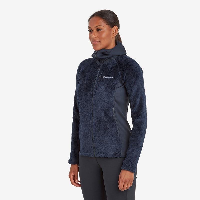 Montane Protium XPD Con Cappuccio Giacche In Pile Donna Blu Scuro | BDV227IP