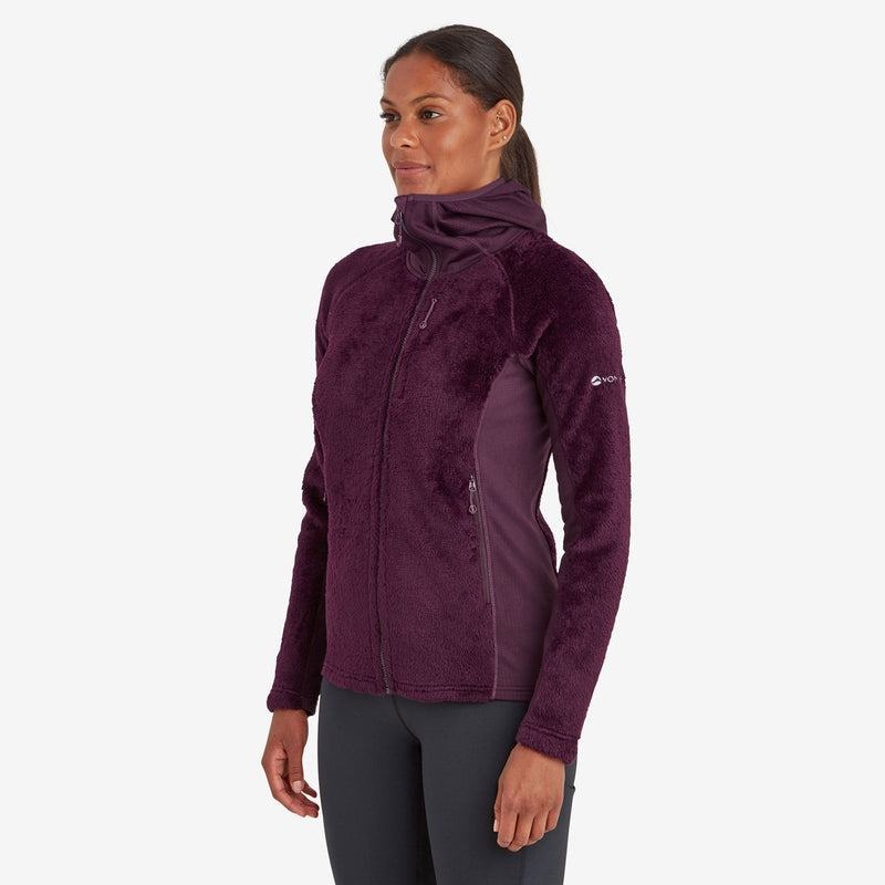 Montane Protium XPD Con Cappuccio Giacche In Pile Donna Viola | UZO3228SJ