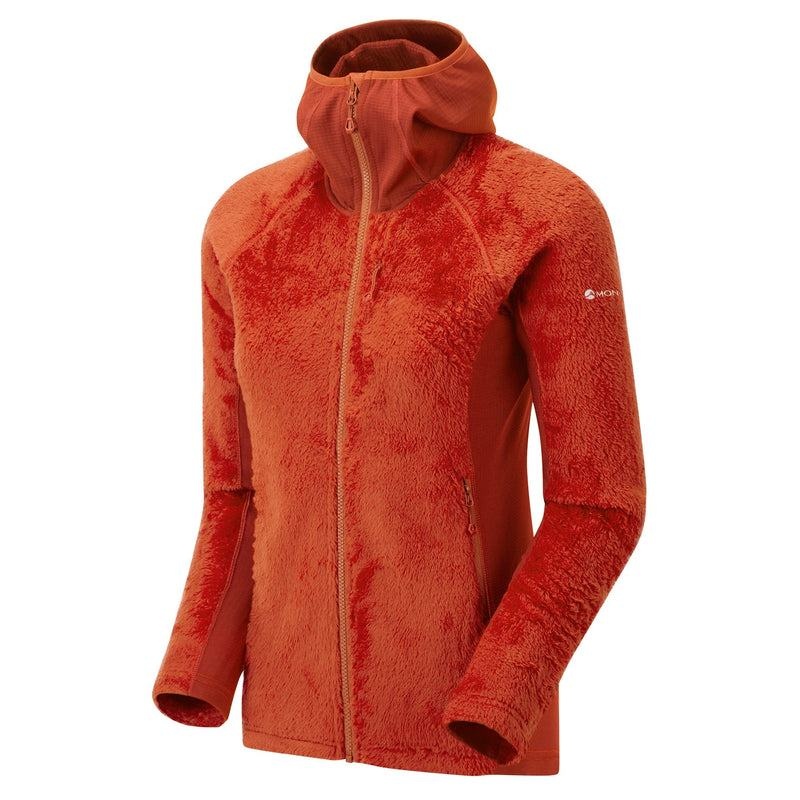 Montane Protium XPD Con Cappuccio Giacche In Pile Donna Arancioni Rosse | ANV5463KO