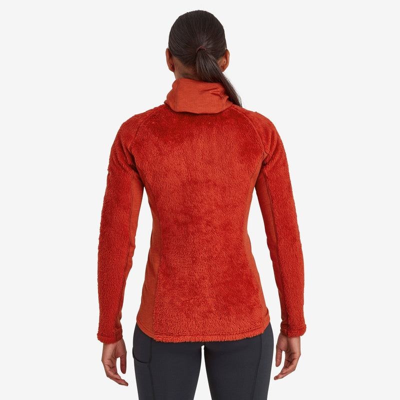 Montane Protium XPD Con Cappuccio Giacche In Pile Donna Arancioni Rosse | ANV5463KO