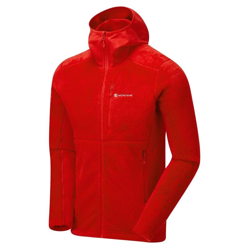 Montane Protium XPD Con Cappuccio Giacche In Pile Uomo Rosse | JKR8081JY