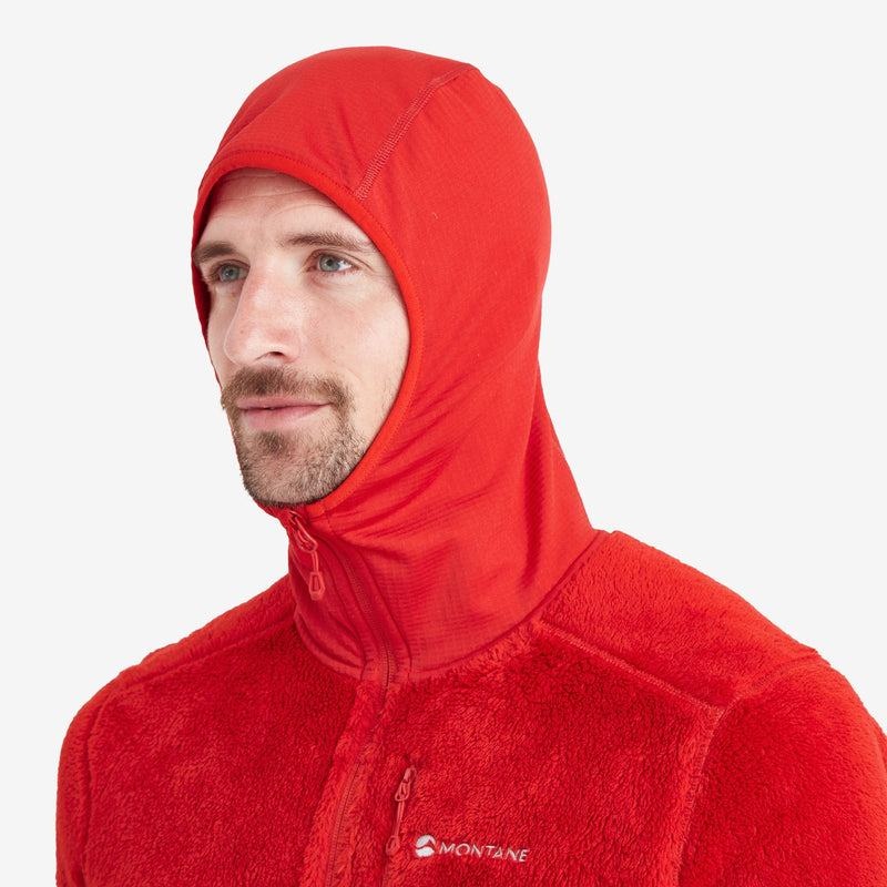 Montane Protium XPD Con Cappuccio Giacche In Pile Uomo Rosse | JKR8081JY