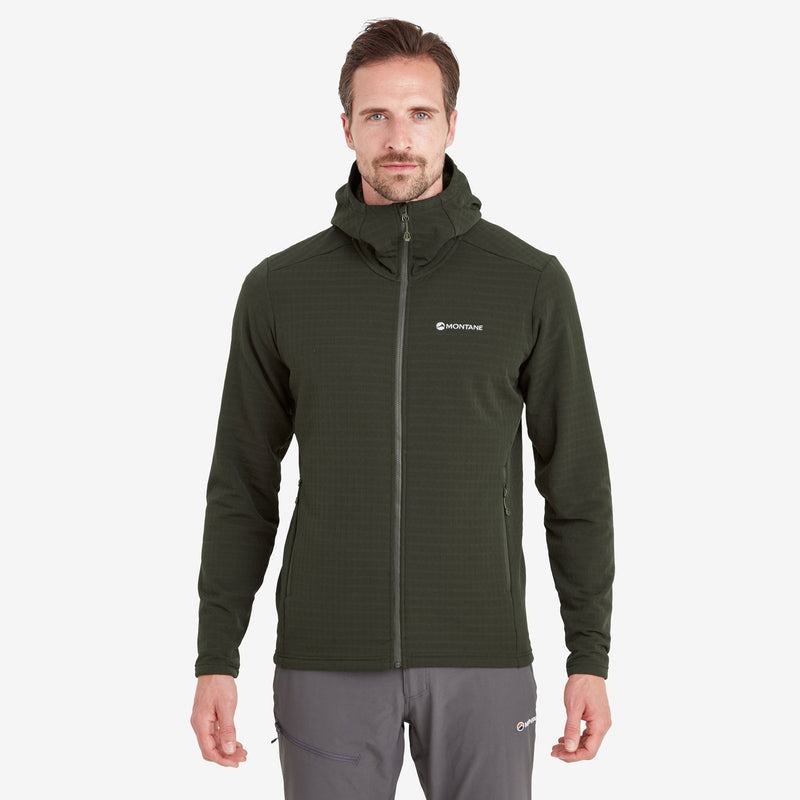 Montane Protium XT Con Cappuccio Giacche In Pile Uomo Verdi Scuro | NWR3522TT