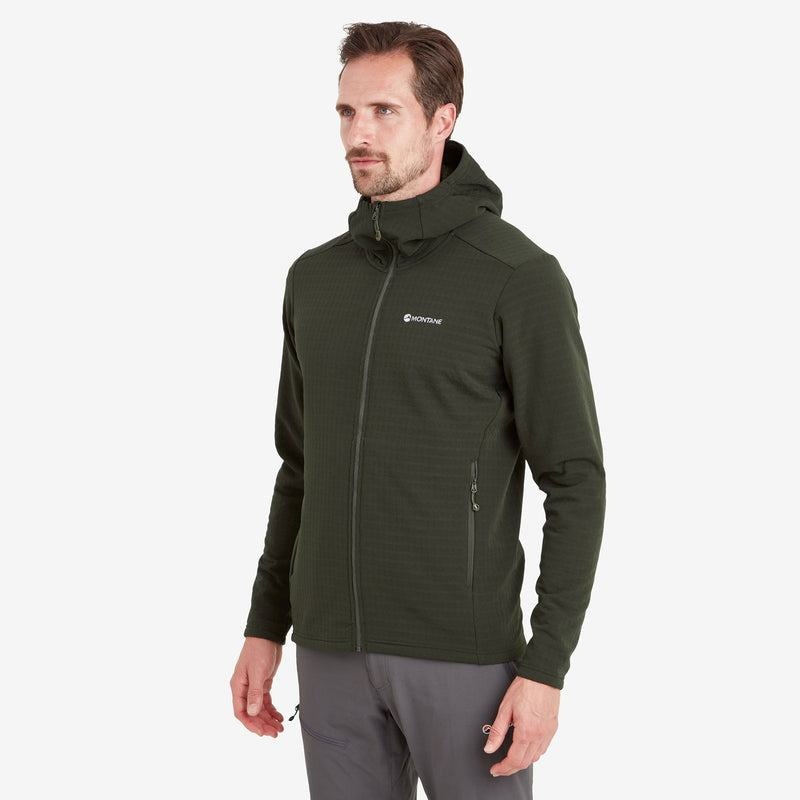 Montane Protium XT Con Cappuccio Giacche In Pile Uomo Verdi Scuro | NWR3522TT