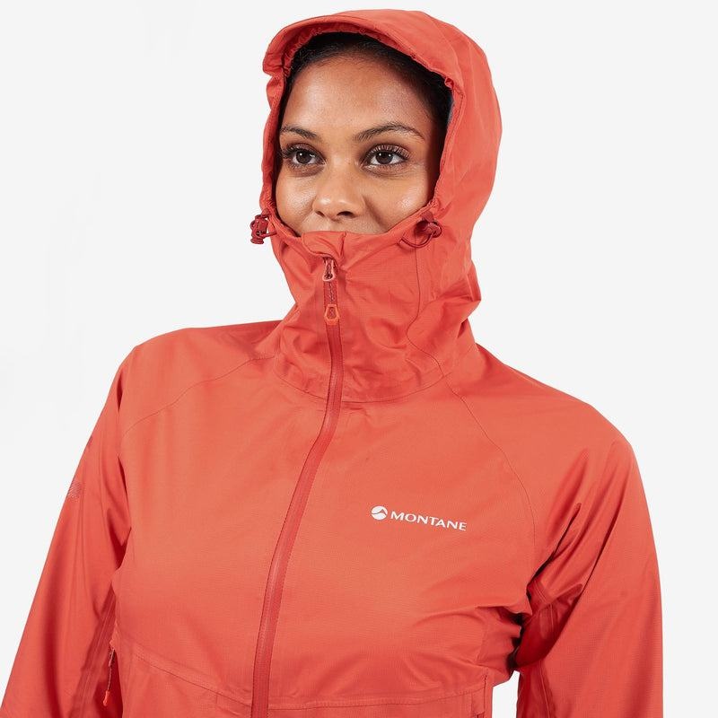 Montane Spine Giacca Impermeabile Donna Arancioni | ILV1384RA