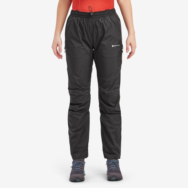 Montane Spirit Lite Impermeabili Pantaloni Donna Nere | OUD9738DQ